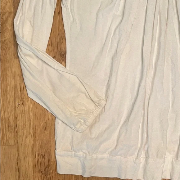 New York & Company Ivory Pleated Blouse - Picture 3 of 3